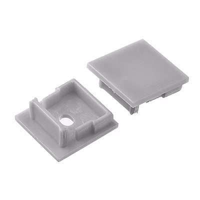 Surface Mounted LED Aluminum Profile with Acrylic Cover Rectangular Shape