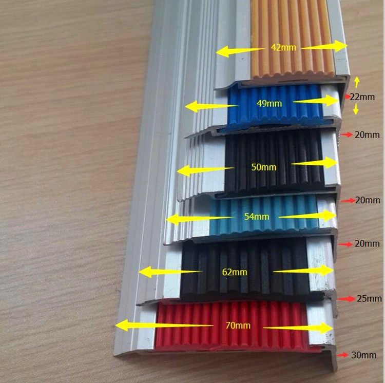 Non-Slip Safety Aluminum Profile Stair Nosing