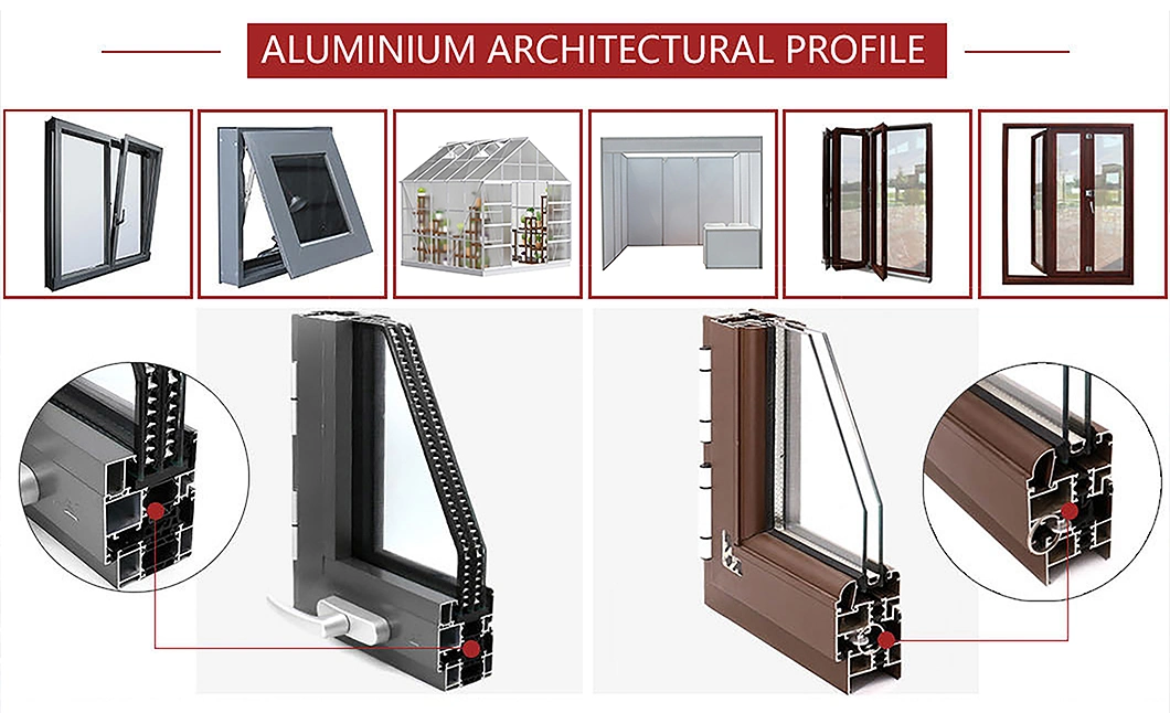 6063 Good Price Aluminum Extrusion Profiles for Industry Radiator