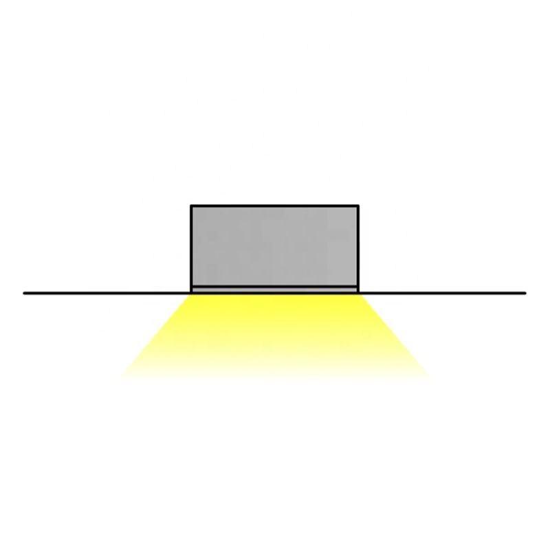 Alu-Tw6214 Gypsum Strip LED Channel LED Plaster Profile Recessed Drywall LED Aluminum Profile for Ceiling Wall