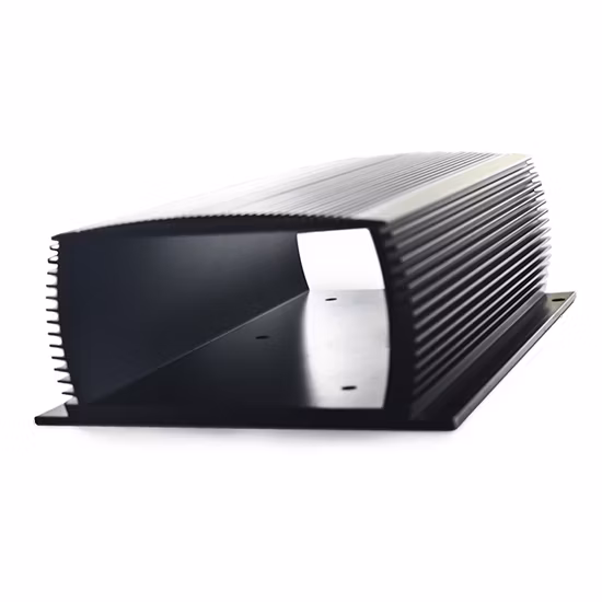 Prezzo competitivo Scatola elettrica anodizzata trasparente Custodia estrusa con profilo per radiatore ad estrusione personalizzata