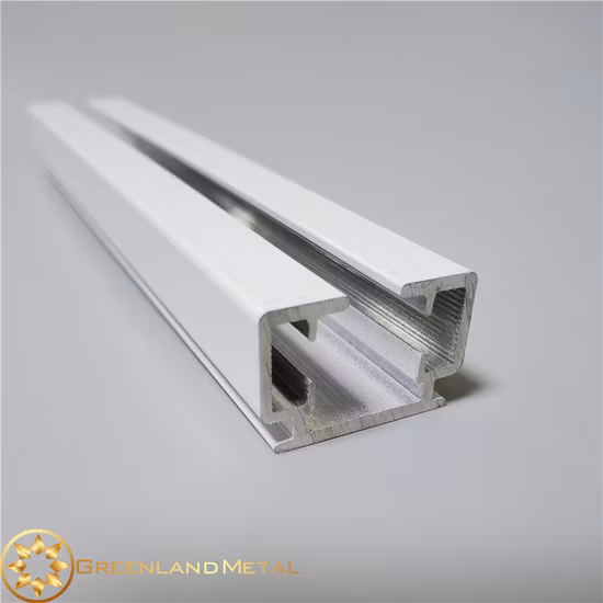 Gl4038 Binario per tende elettrico spesso con verniciatura a polvere