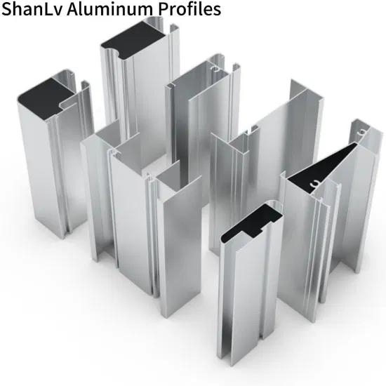 Profilo in alluminio estruso di alluminio personalizzato 6063 per armadio da cucina